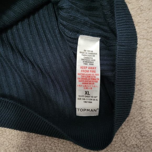 TOPMAN Knitted Short Sleeve Sweater - Picture 5 of 6